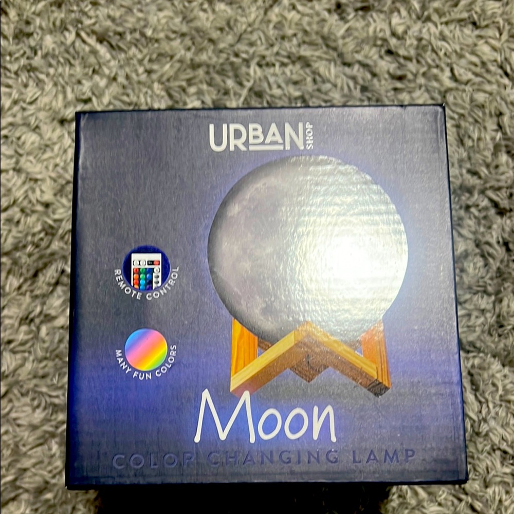 Moon Color Changing Lamp - Gray